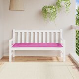  Jastuk za vrtnu klupu ružičasti 150 x 50 x 7 cm tkanina Oxford | shoptok.hr