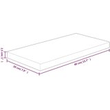 Daska za police 40x20x2,5 cm neobrađena masivna hrastovina | shoptok.hr