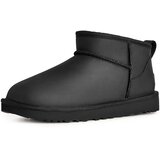 Ugg Škornji W Classic Ultra Mini Lthr Črna Cene
