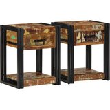  Noćni ormar 2 pcs 40 x 35 x 50 cm Čvrsto drvo iz reciklaže | Eponuda.ba