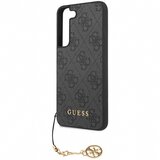 Guess GUHCS23SGF4GGR silikonski ovitek za Samsung Galaxy S23 5G - siv | Shoptok.si