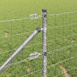  Vanjska Euro Ograda s Oštrim Šiljcima 10 x 0,4 m Srebrna Mreža | shoptok.hr