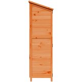  Vrtna Šupa s krovom Smeđa 106,5 x 56 x 176 cm Čvrsto drvo jele | Eponuda.ba