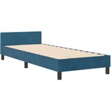 vidaXL Postelja Temno modra 80x200 cm Žamet | Shoptok.si