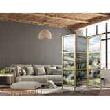  Japanski paravan - Landscape with Green Fields and Trees - Tuscan sunny view. 135x172 | shoptok.hr