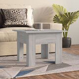 vidaXL Klubska mizica siva sonoma 55x55x42 cm konstruiran les | Shoptok.si