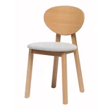 Bonami Selection Set od 2 blagovaonske stolice od bukve sa sivim sjedištem Milo