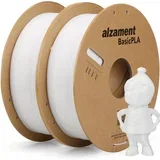 filament pla basic dualpack 2x1kg white