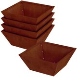  Vrtna saksija 5 pcs Rđa 40 x 40 x 15 cm | shoptok.hr