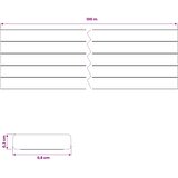  Samoljepiva brtvila za prozore Crna 8 x 2 mm 100 m EPDM pjena | shoptok.hr
