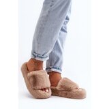 Boto Women's Furry Slippers Beige Biella | shoptok.hr