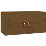 Maison Chic Stenska omarica - Zidna omarica medeno rjava 60x30x30 cm trdna borovina iu421, (22062933) Cene