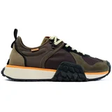 Palladium Nizke superge Troop Runner - Olive Night/Black Zelena