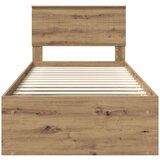  Okvir za krevet Umjetnička hrastovina 90 x 200 cm | shoptok.hr