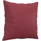  Dvosjed s ukrasnim jastucima boja vina 120 cm umjetna koža | shoptok.hr