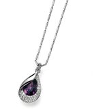 Oliver Weber ženski Hidden Amethyst Lančić sa swarovski ljubičastim kristalnim priveskom | ePonuda.com