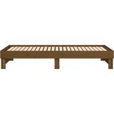  Dnevni ležaj na razvlačenje boja meda 2 x (100x200) cm borovina | shoptok.hr