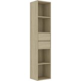 Furnova Knjižna omara sonoma hrast 36x30x171 cm iverna plošča, (21933578) | Shoptok.si