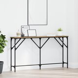 vidaXL Vhodna konzola Umetni hrast 140x23x75 cm Inženirski les | Shoptok.si