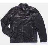 Gemre Black Men's Faux Leather Jacket Leverett | Shoptok.si