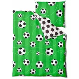 Bonami Selection Dječja pamučna posteljina Soccer, 140 x 200 cm