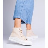 Gemre Beige platform sneakers Guerrino | Shoptok.si