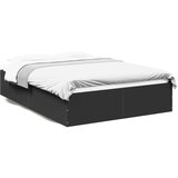 vidaXL Okvir za krevet crni 120x190 cm konstruirano drvo | shoptok.hr