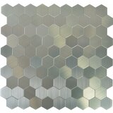 x samoljepljiva mozaik pločica hexagon sam 4MMHX (28 29 cm, metal, srebrne boje) Cijene