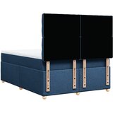  Krevet s oprugama i madracem plavi 140x200 cm od tkanine | shoptok.hr