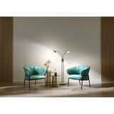Fischer & Honsel Črna LED zatemnitvena stoječa svetilka s steklenim senčilom (višina 135 cm) Tallri – | Shoptok.si