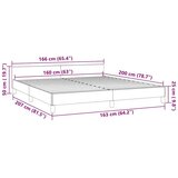 vidaXL okvir za krevet s uzglavljem tamnozeleni 160x200 cm baršunasti | shoptok.hr