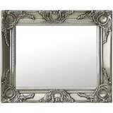 vidaXL Zidno ogledalo u baroknom stilu 50 x 40 cm srebrno Cijene