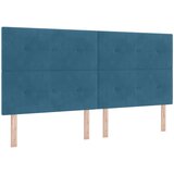  od pjene s madracem i LED-om Tamno plava 200 x 200 cm | shoptok.hr