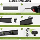 HOUSOLUTION stenski nosilec za 6 koles in 5 čelad | Shoptok.si
