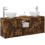  Set ormarića za kupaonicu 3 kom. Dimljeni hrast Smeđa 49,5 x 41 x 64,5 cm | shoptok.hr