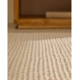 Kave Home Krem ručno rađena staza od mješavine pamuka 70x140 cm Mascarell – | shoptok.hr