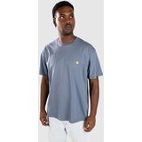 Carhartt WIP Majica 'Chase' sivkasto plava | shoptok.hr