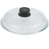 Gourmet steklen pokrov Bohemia 20cm, črn ročaj, steklo