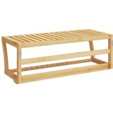  Polica za ručnike zidna 60 x 25 x 20 cm od bambusa | shoptok.hr
