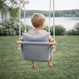 Ginger Home Dečija drvena ljuljaška skandi– meko pamučno sedište sa naslonom ( W01D206 ) | Eponuda.com