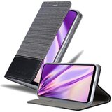 Cadorabo Case, združljiv s Samsungom v sivi črni barvi - zaščitni pokrov z magnetnim zapiranjem, stoječo funkcijo in režo za kartico, (20567336) Cene