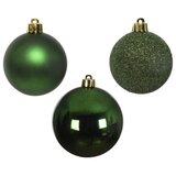  Novogodišnja dekoracija - hanging bauble set mix 10pcs 6cm 020215 - pine green - kmg ( 044426 ) | ePonuda.com