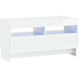  5-dijelni LED TV ormarić Bijela visokog sjaja Konstruirano drvo - Bijela visokog sjaja 81 cm | shoptok.hr