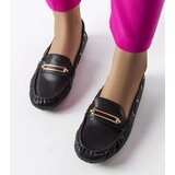 Gemre Black moccasins decorated with a Seattle appliqué | Shoptok.si
