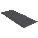  Jastuci za vrtne stolice 6 kom antracit 120x50x3 cm od tkanine | shoptok.hr