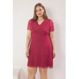 Trendyol Ženska haljina Tbbss25Ah00192, Bordo | Eponuda.com