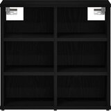  Ormar za cipele s policom 2 pcs Crni hrast 52 x 30 x 50,5 cm | shoptok.hr