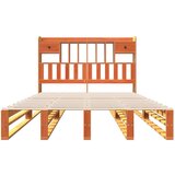  Krevet s regalom za knjige bez madraca 140 x 190 cm od borovine | shoptok.hr
