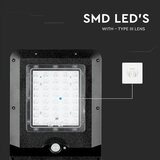  LED solarna ulična lampa sa senzorom LED/15W/7,4V 6000K IP65 5400 mAh | Eponuda.com
