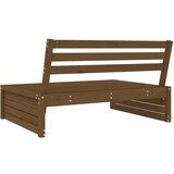  Vrtni sredinski kavč medeno rjav 120x80 cm trdna borovina | Shoptok.si
